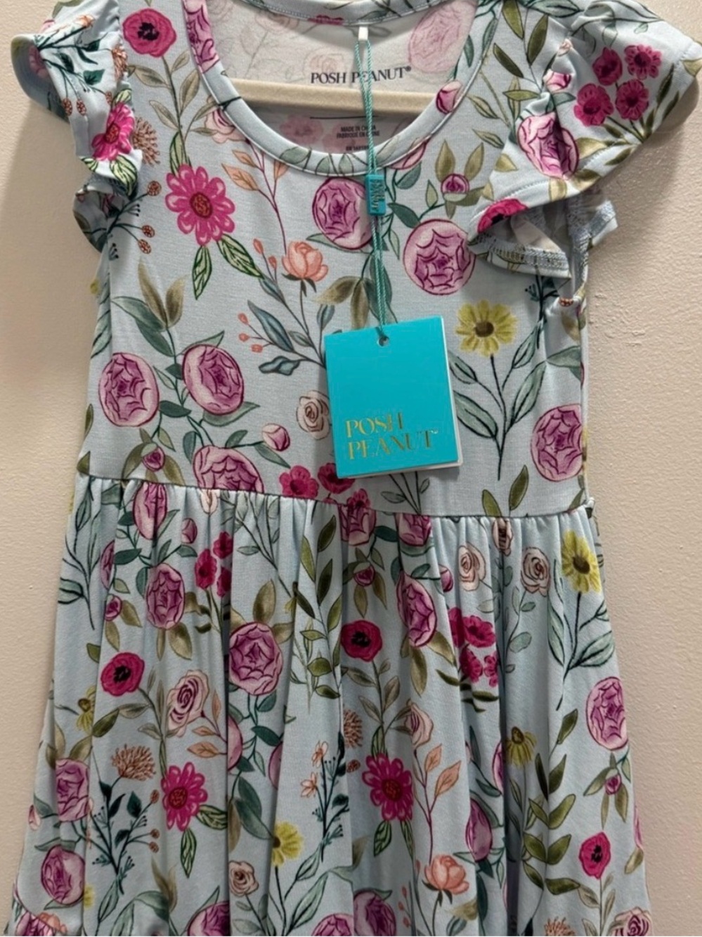 Posh Peanut Floral Toddler Dress 2T